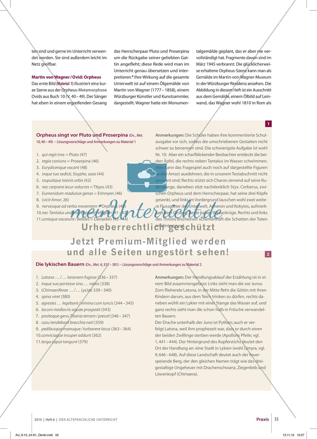 Vom Bild zum Text - Beispiele zur Dichterlektüre Preview 2