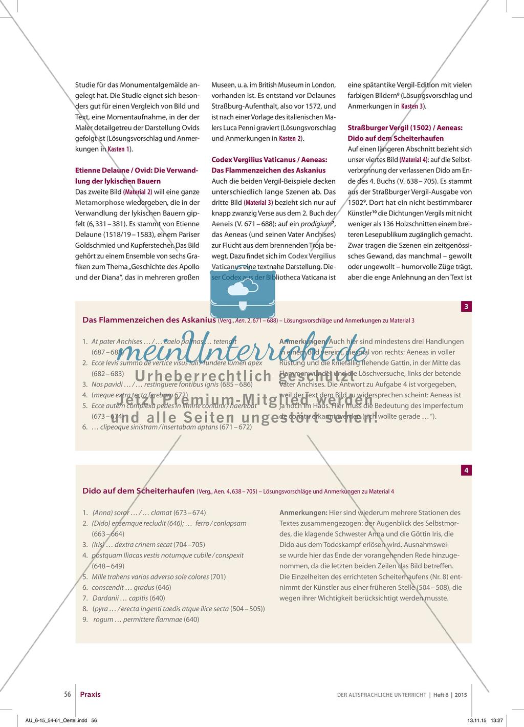 Vom Bild zum Text - Beispiele zur Dichterlektüre Preview 3