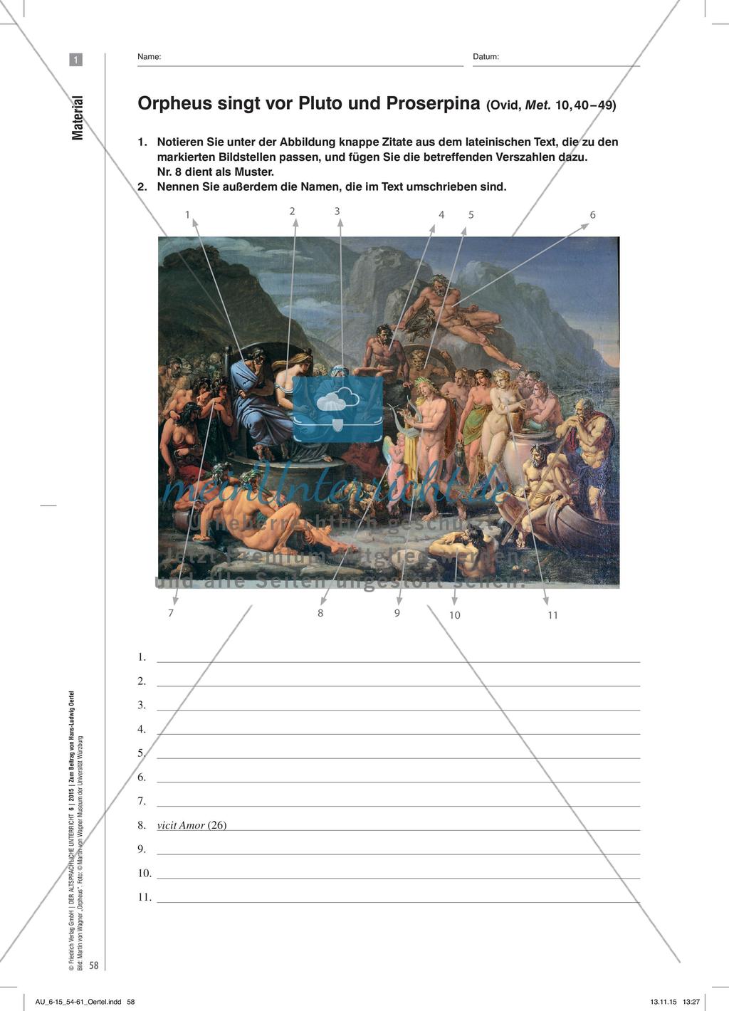 Vom Bild zum Text - Beispiele zur Dichterlektüre Preview 5