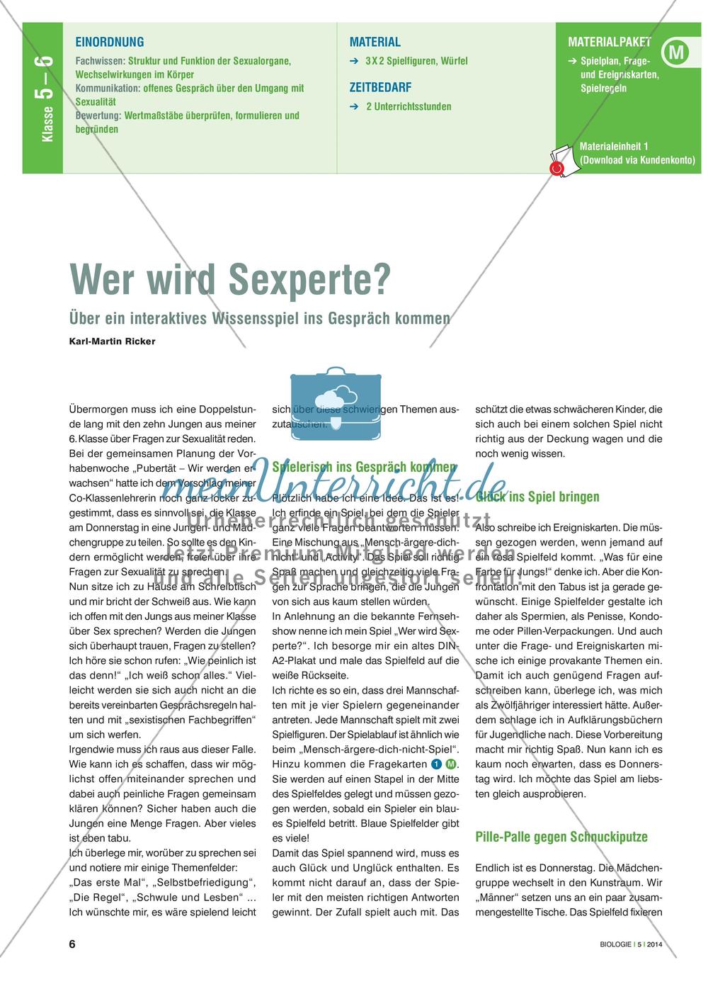 Wer wird Sexperte? - Über ein interaktives Wissensspiel ins Gespräch kommen Preview 1
