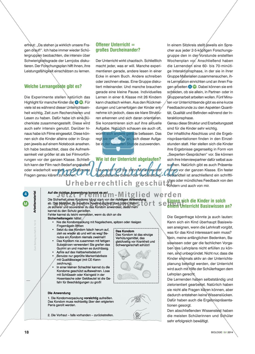 Experimentieren in doppeltem Sinn - Die Arbeit mit Lernjobs, Forschungs- und Wochenplänen Preview 3
