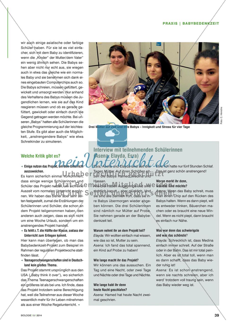 Eltern auf Probe - Das Projekt „Babybedenkzeit“ Preview 2