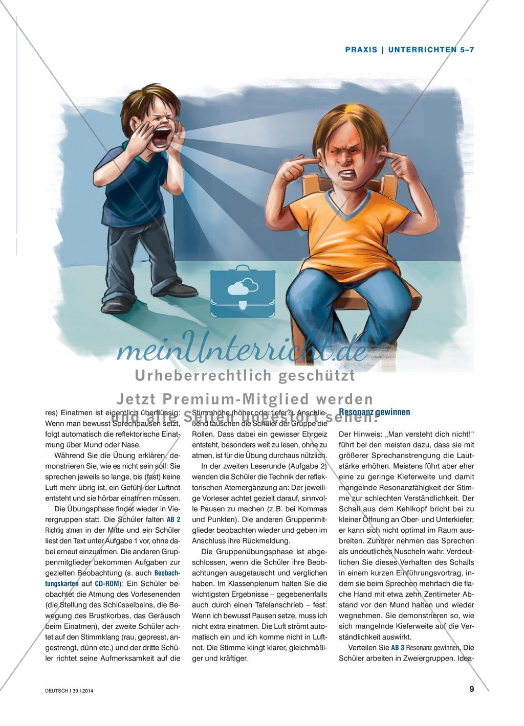 Deutlich (ist) besser als laut - Verständliches Sprechen zu und vor anderen Preview 2