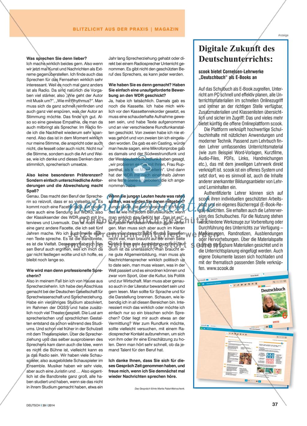 Von Beruf Sprecherin Preview 2