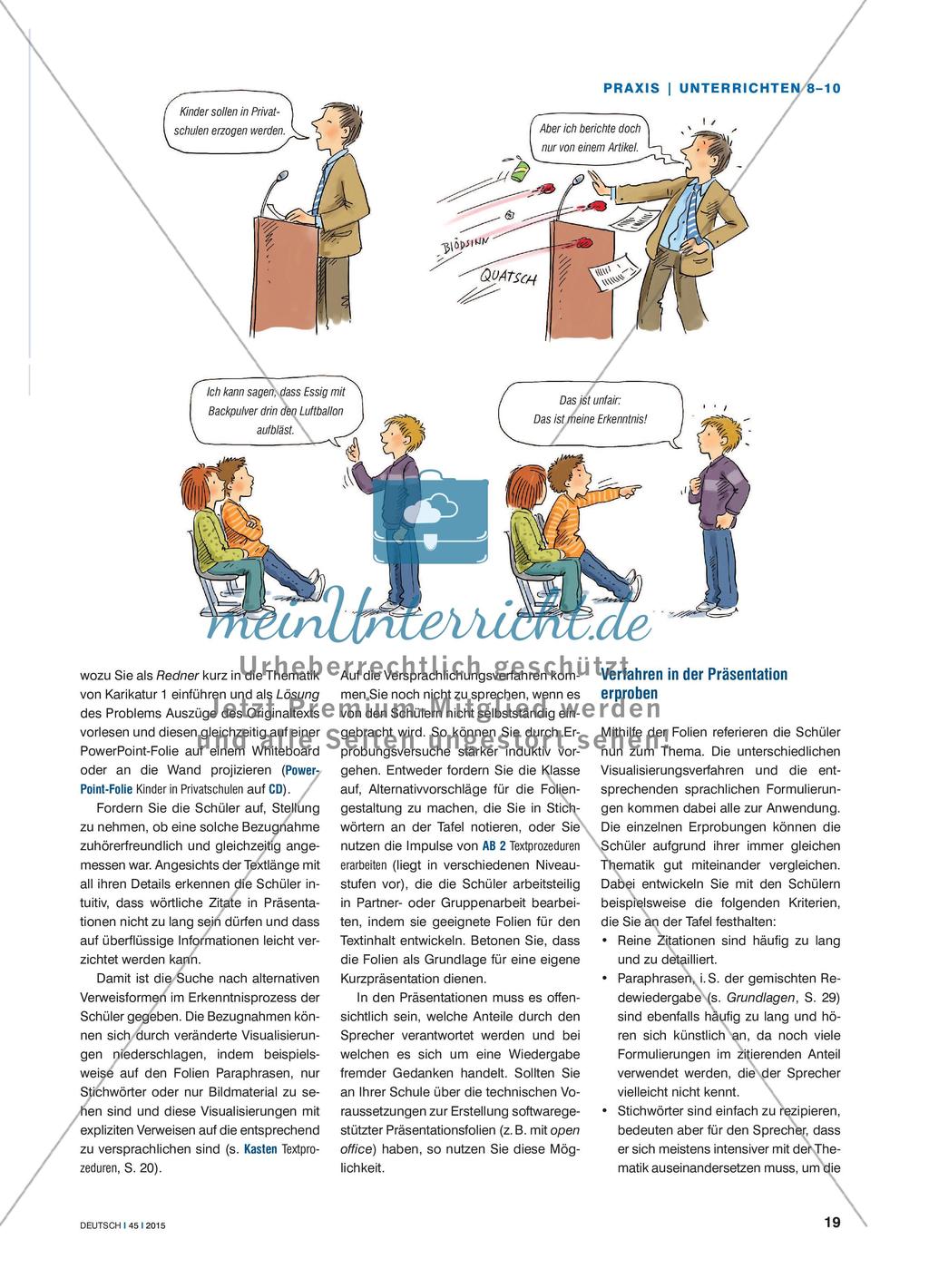 Was? Der ist ja wohl nicht bei Trost! - Wissen und Positionen anderer in Präsentationen markieren Preview 2
