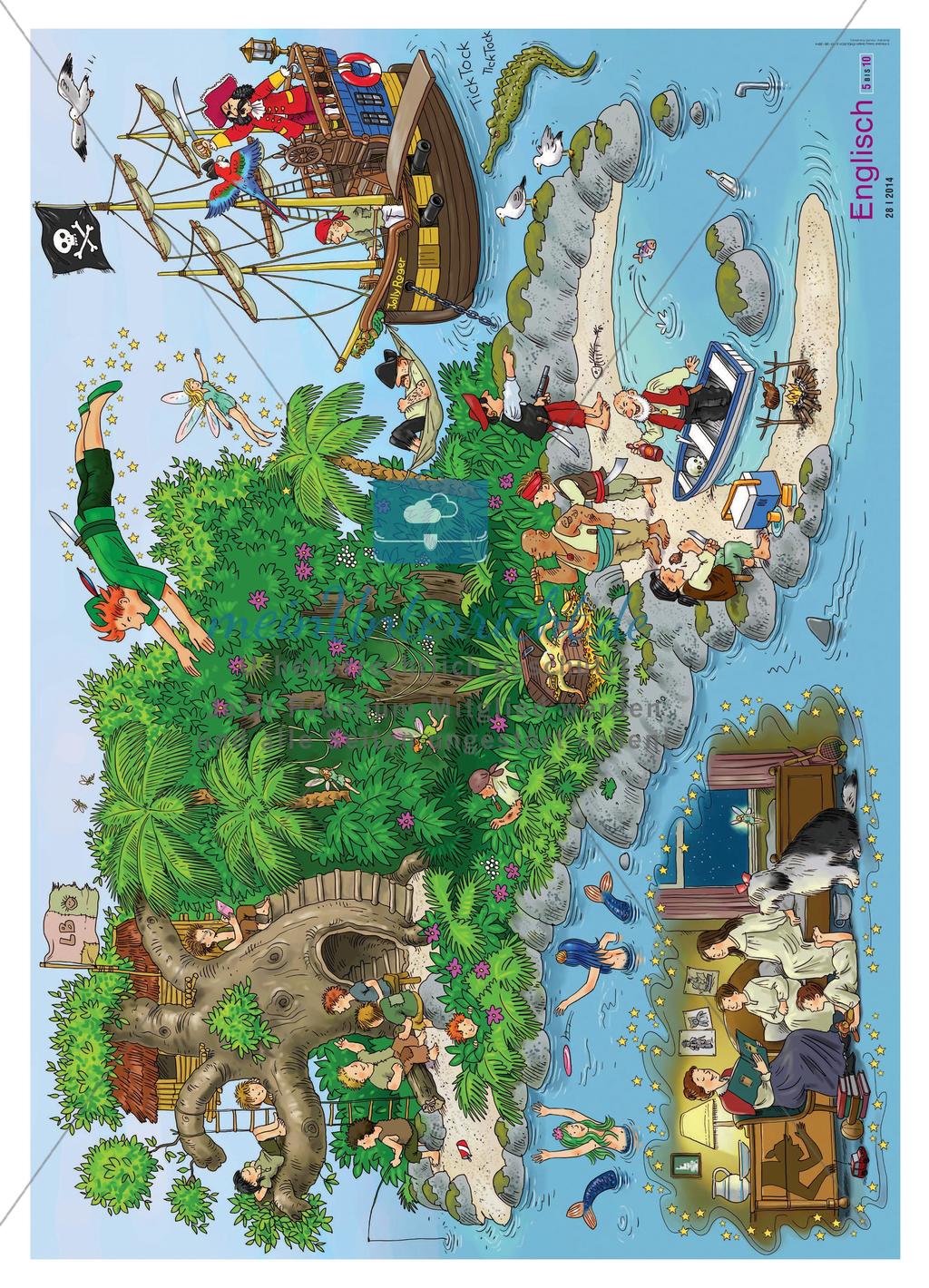 Peter Pan – Put it on stage!: Einen dramatischen Text spielerisch umsetzen Preview 6