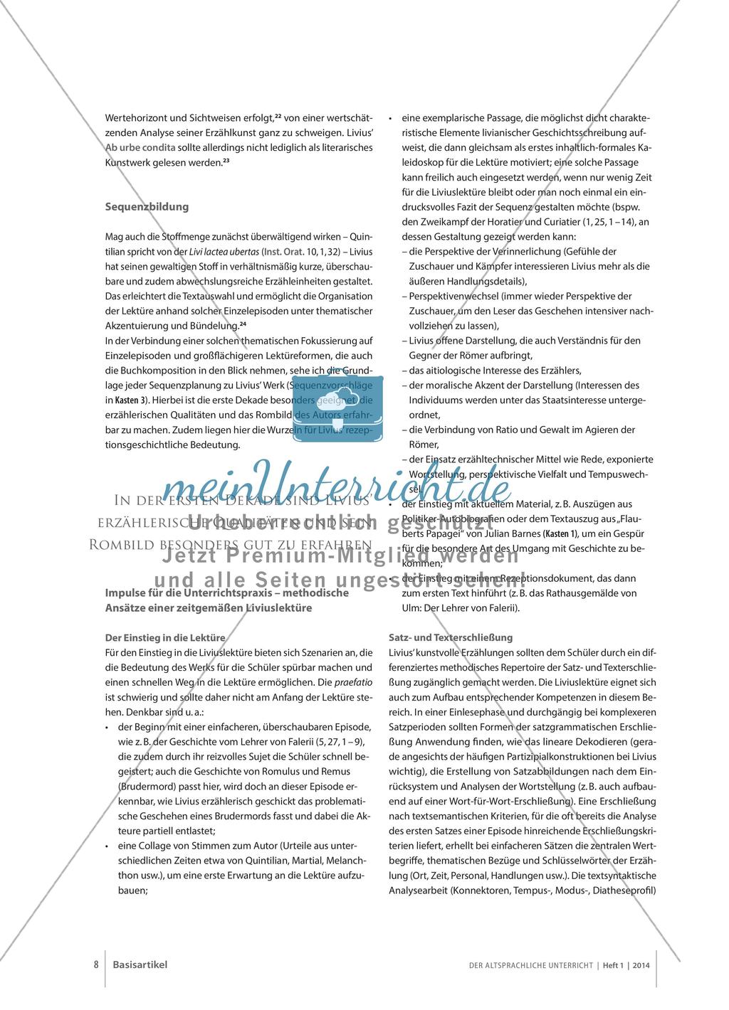 Livius: Didaktische Multivalenz oder lactea ubertas? Preview 7