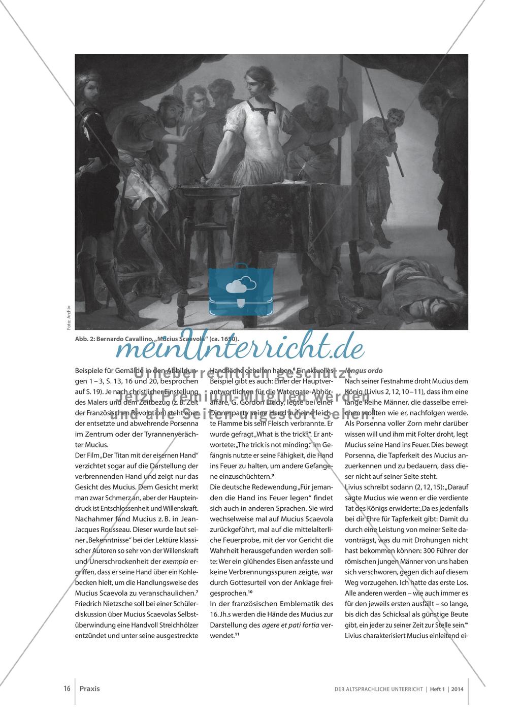 Livius: Auf dem Weg zur virtus - Mucius Scaevola, Cloelia – und Lars Porsenna Preview 5