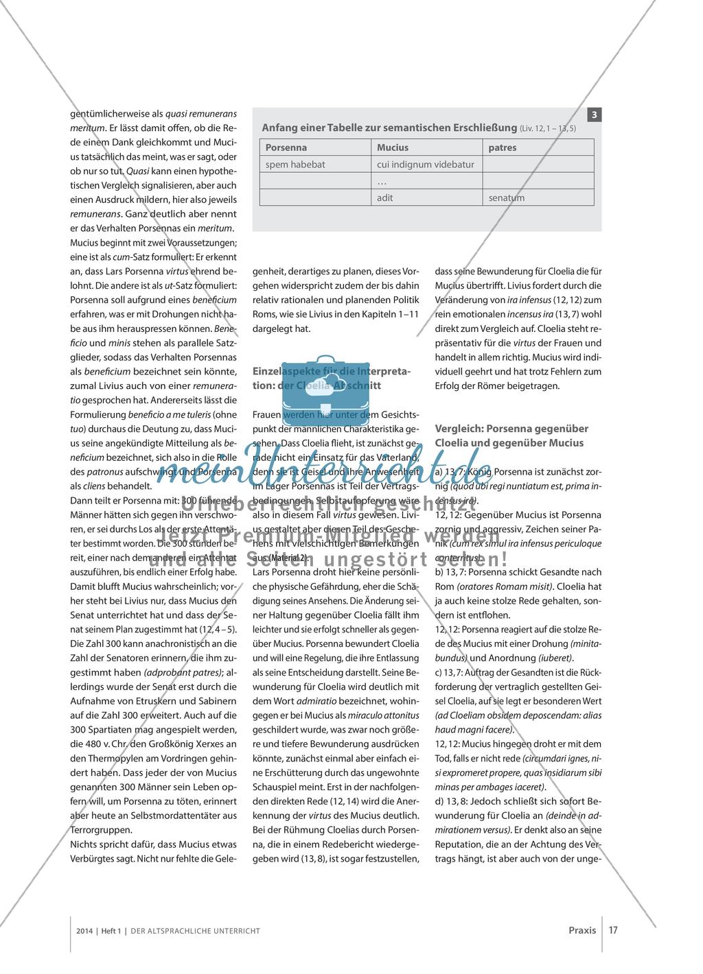 Livius: Auf dem Weg zur virtus - Mucius Scaevola, Cloelia – und Lars Porsenna Preview 6