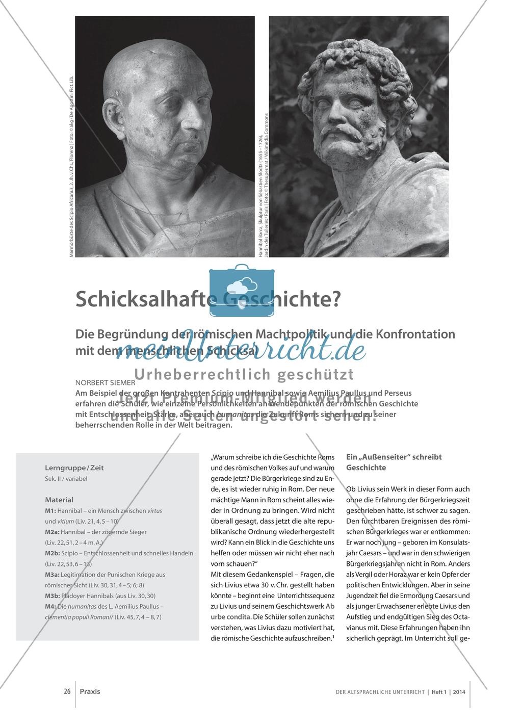 Livius: Begründung der römischen Machtpolitik Preview 1