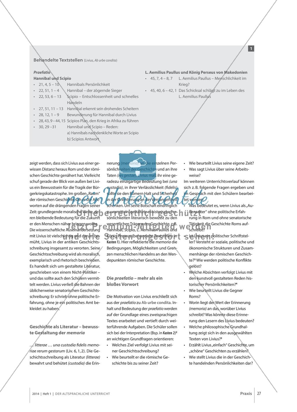 Livius: Begründung der römischen Machtpolitik Preview 2