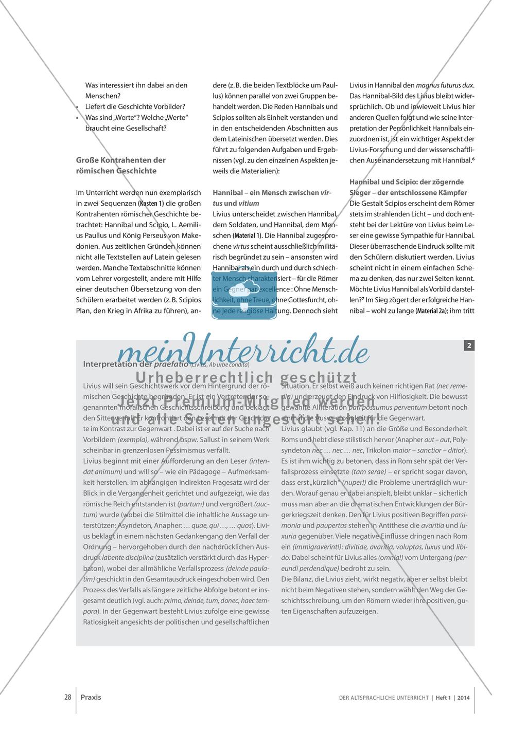 Livius: Begründung der römischen Machtpolitik Preview 3