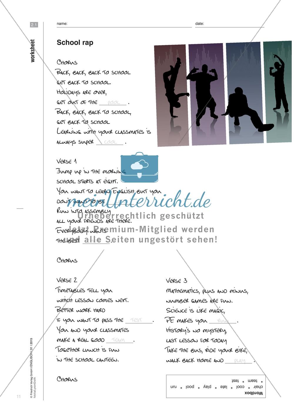 (W)Rap it up! - Wortschatz wiederholen, festigen und speichern Preview 4