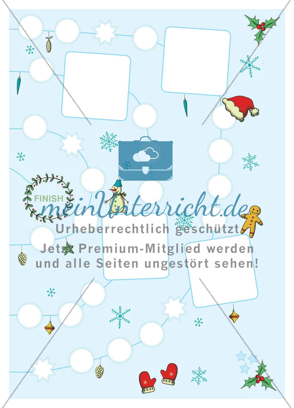 Grammar in a winter wonderland - Mit einem Brettspiel verschiedene Grammatikpensen wiederholen Preview 3
