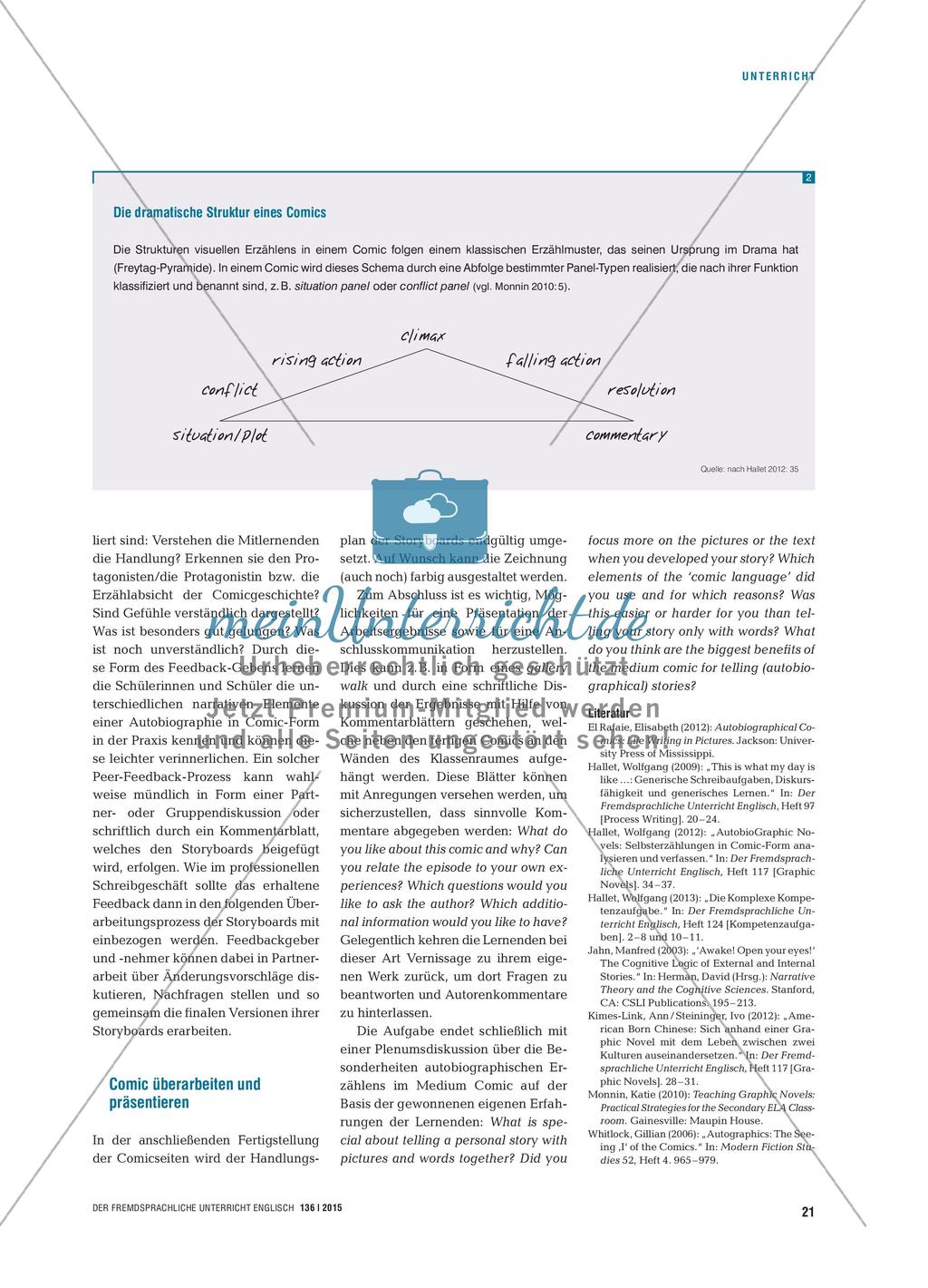 My Life in Seven Panels - Eine autobiographische Erzählung in Bild- und Textform gestalten Preview 4