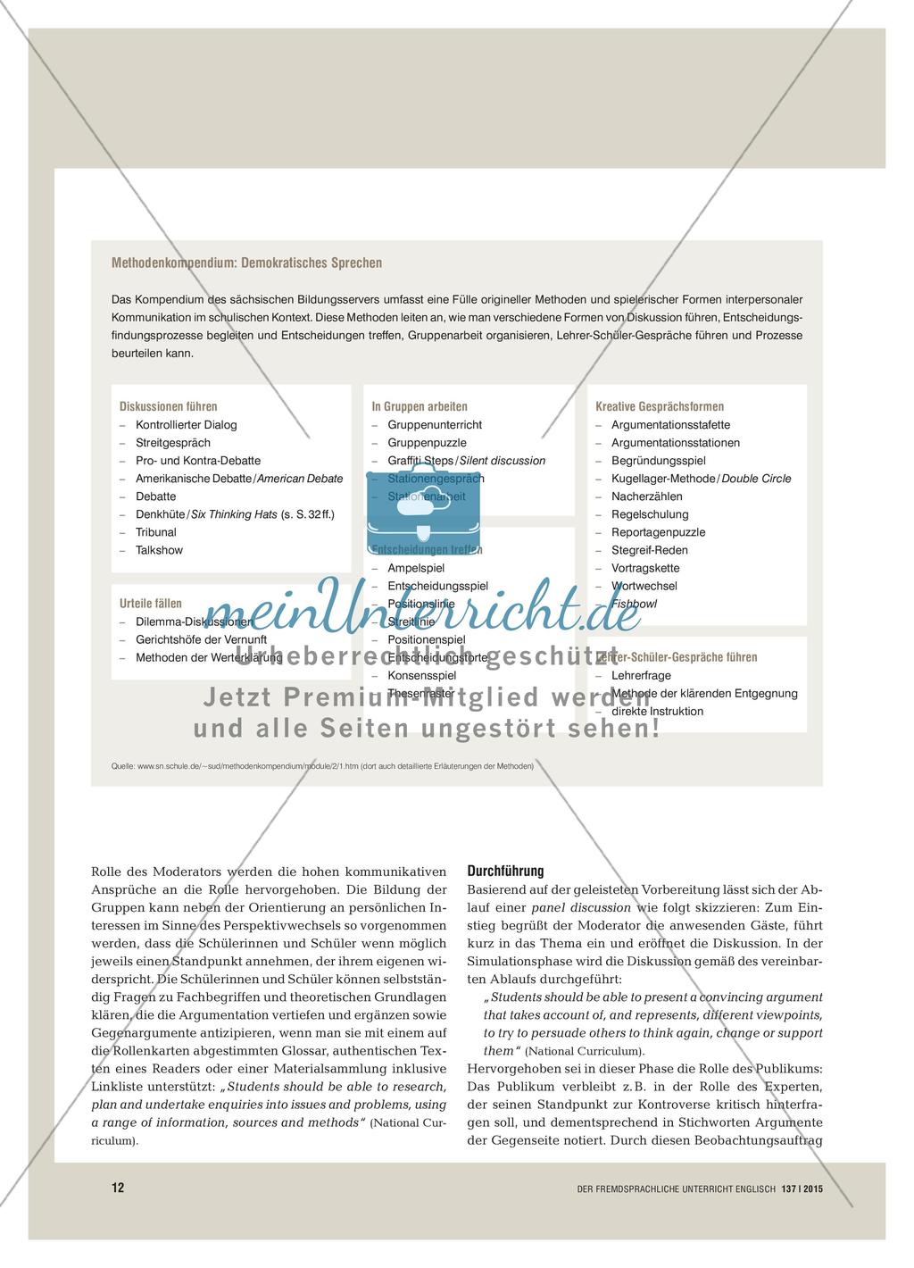 Demokratisches Sprechen und Handeln ausbilden Preview 3