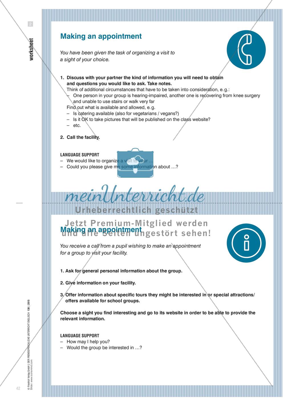 We’d Like to Report a Lost Passport - Kommunikative Strategien für standardisierte Gesprächssituationen erwerben Preview 5