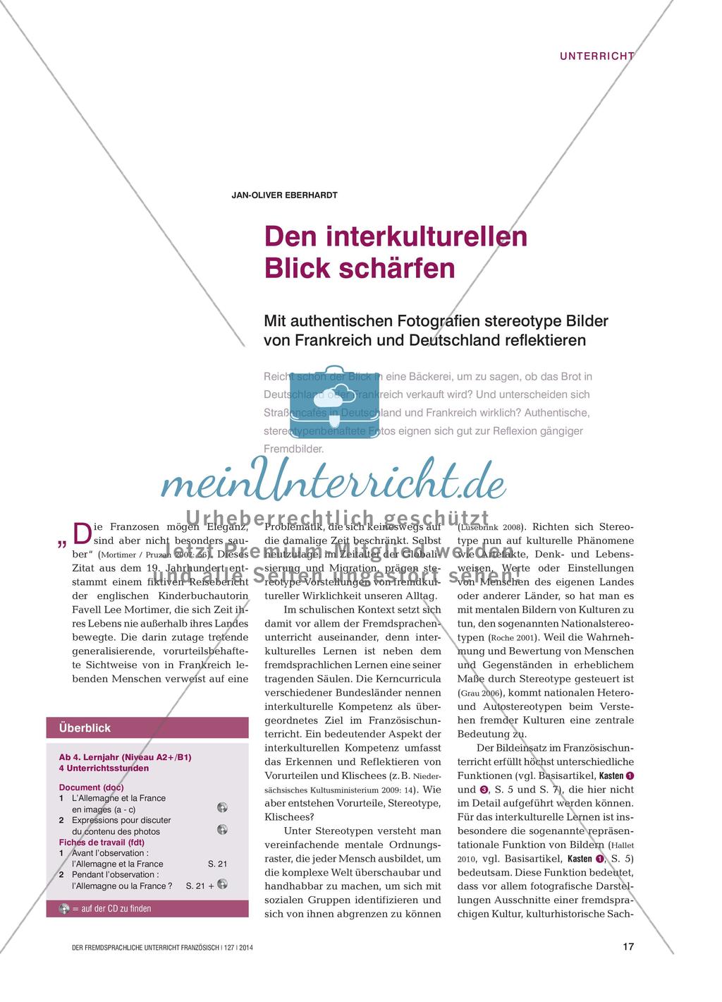Schärfung des interkulturellen Blicks Preview 1