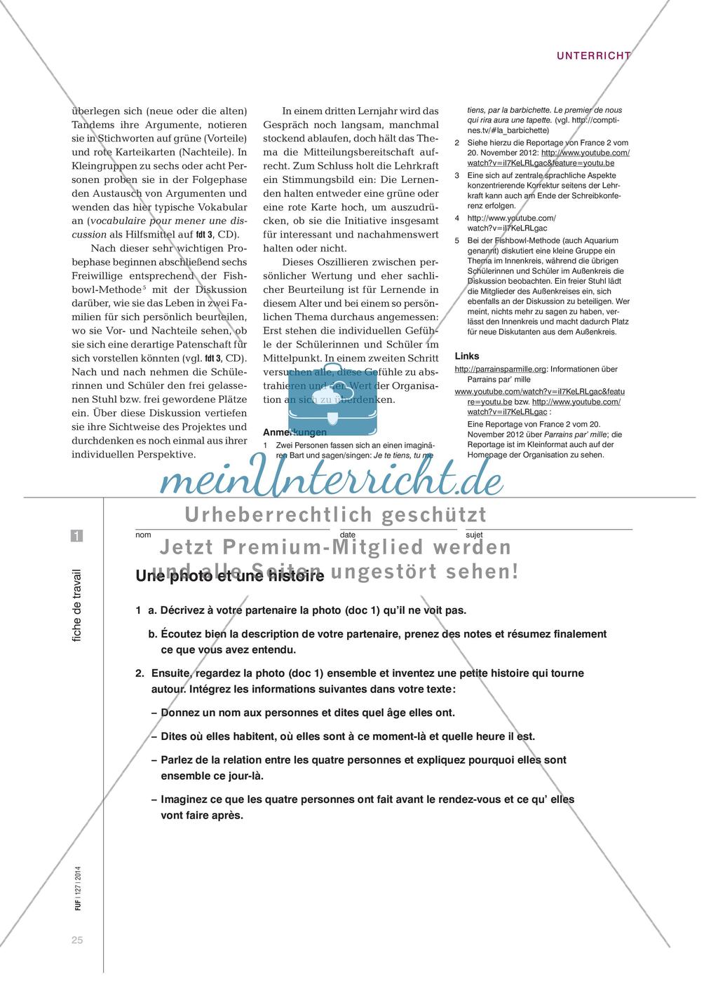 Bildarbeit: Diskussion über soziale Projekte Preview 4
