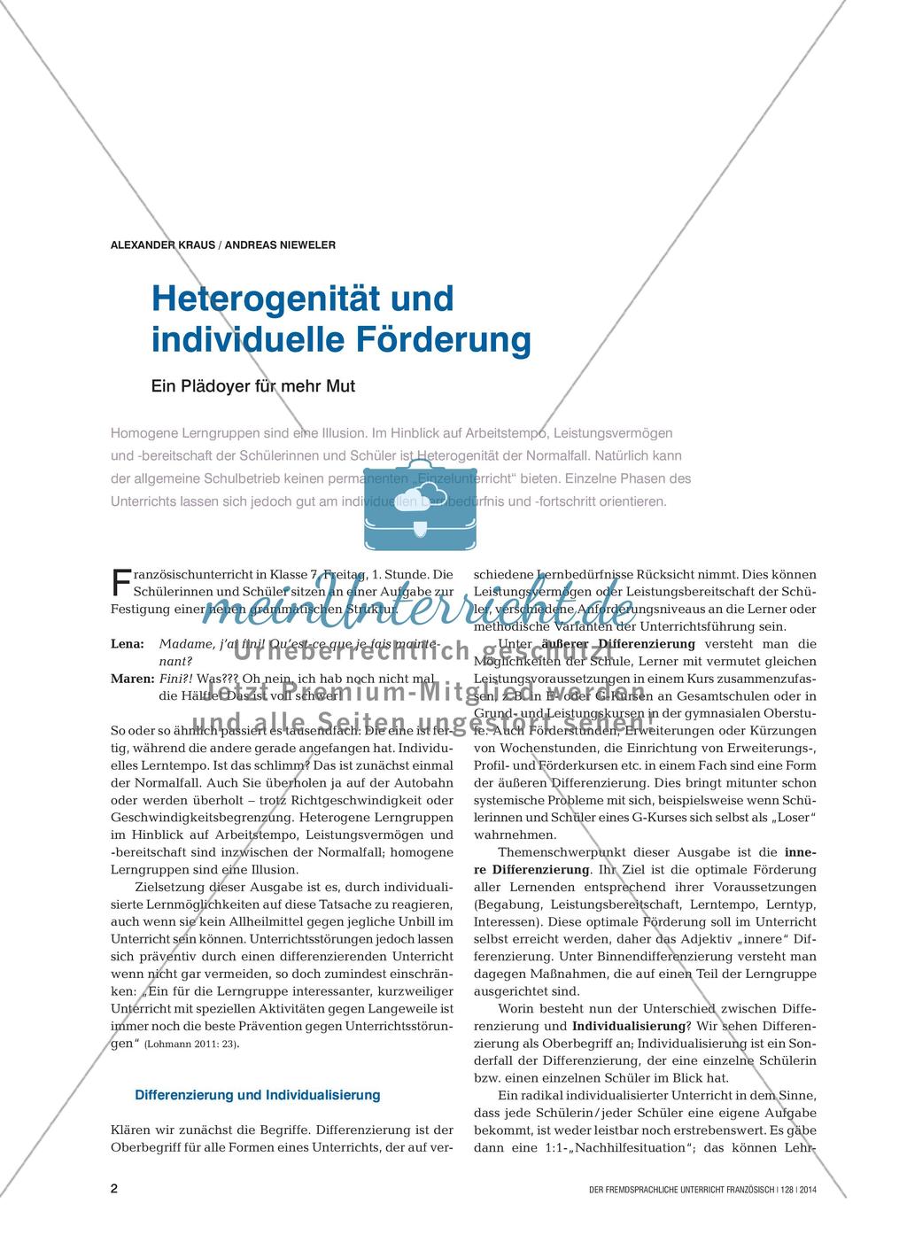 Heterogenität und individuelle Förderung Preview 1