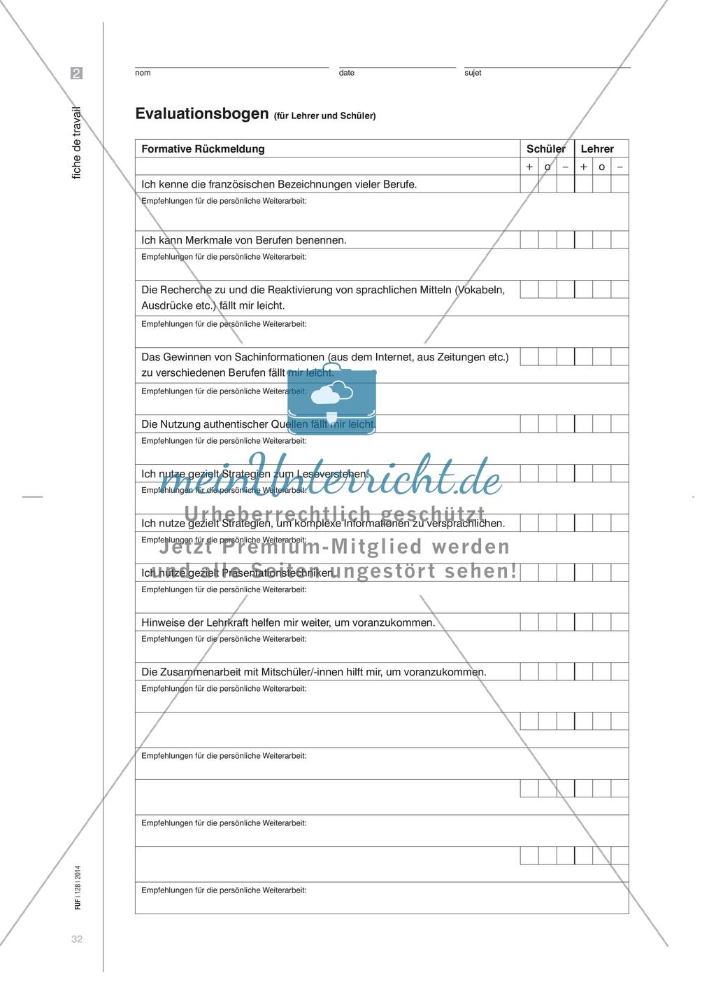 Lehr-/Lernkreislauf: Berufswahl Preview 5