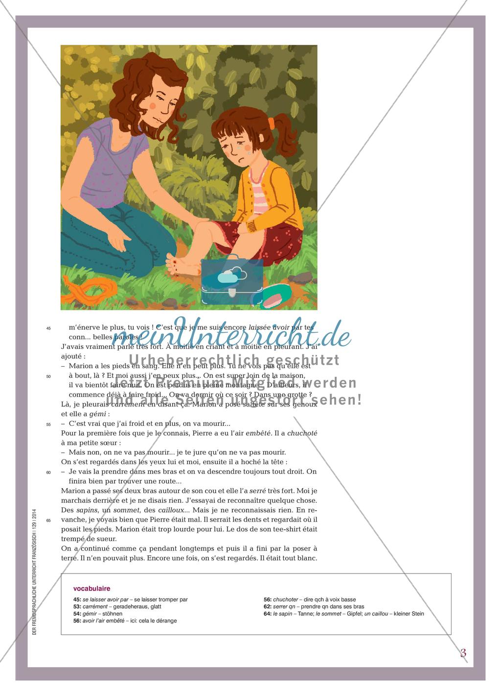 Sprechtraining anhand einer Kurzgeschichte Preview 10