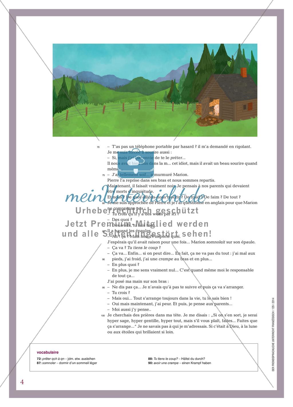 Sprechtraining anhand einer Kurzgeschichte Preview 11
