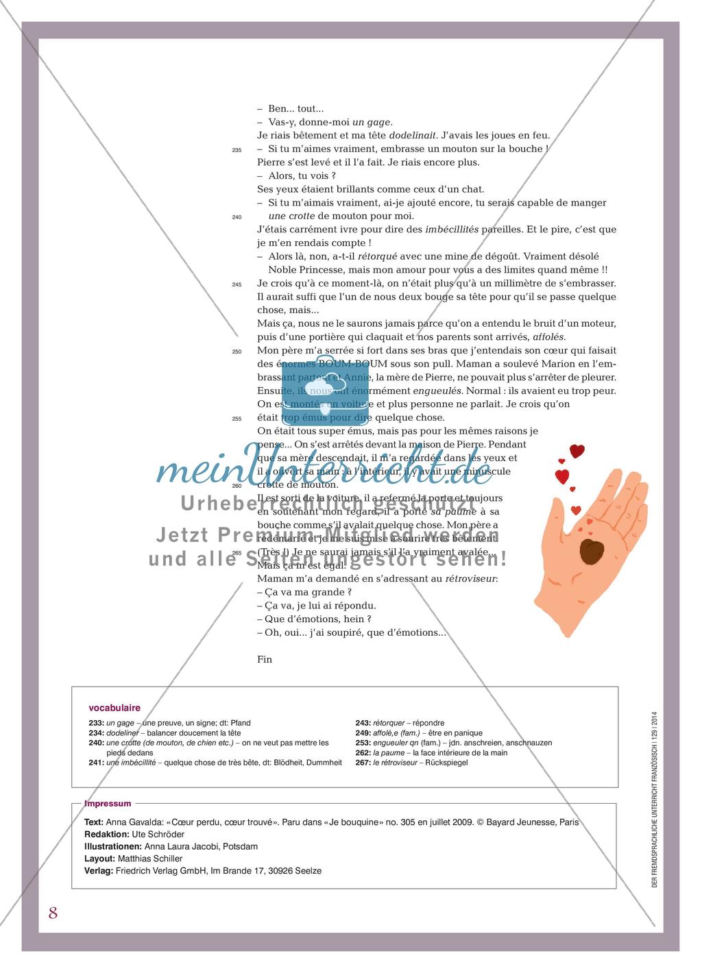 Sprechtraining anhand einer Kurzgeschichte Preview 15
