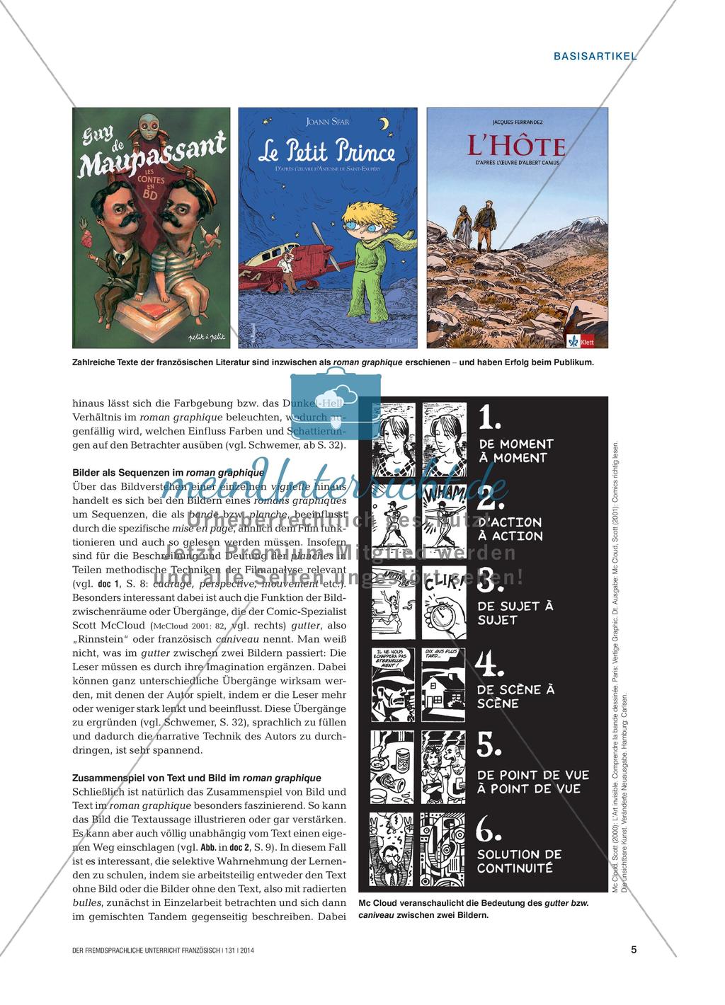 Arbeit mit romans graphiques Preview 4