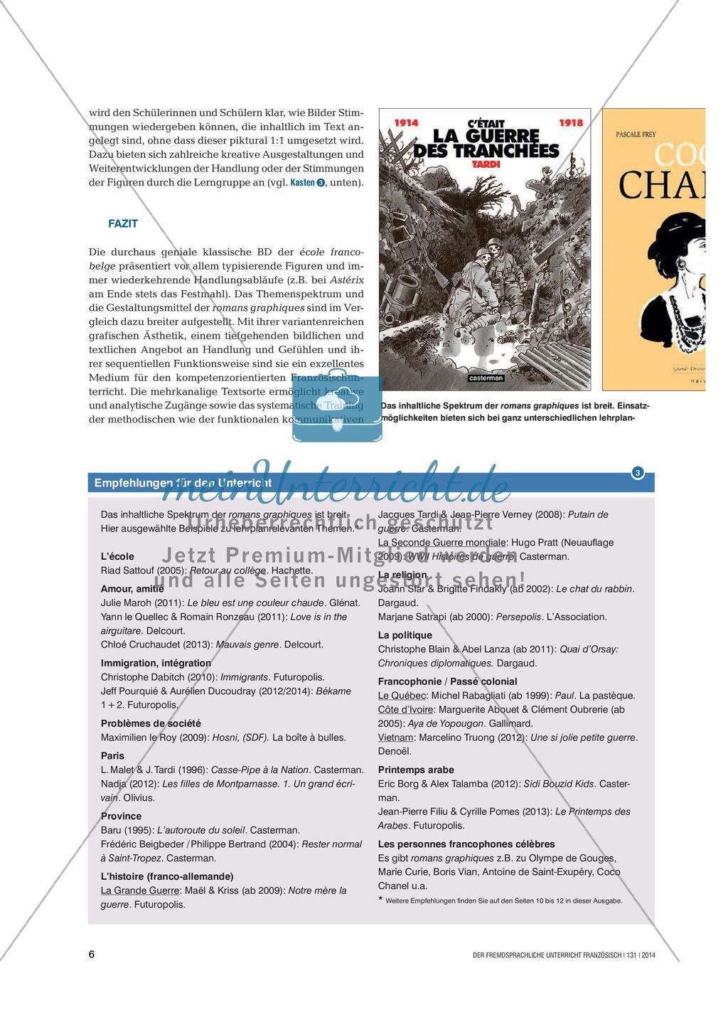 Arbeit mit romans graphiques Preview 5
