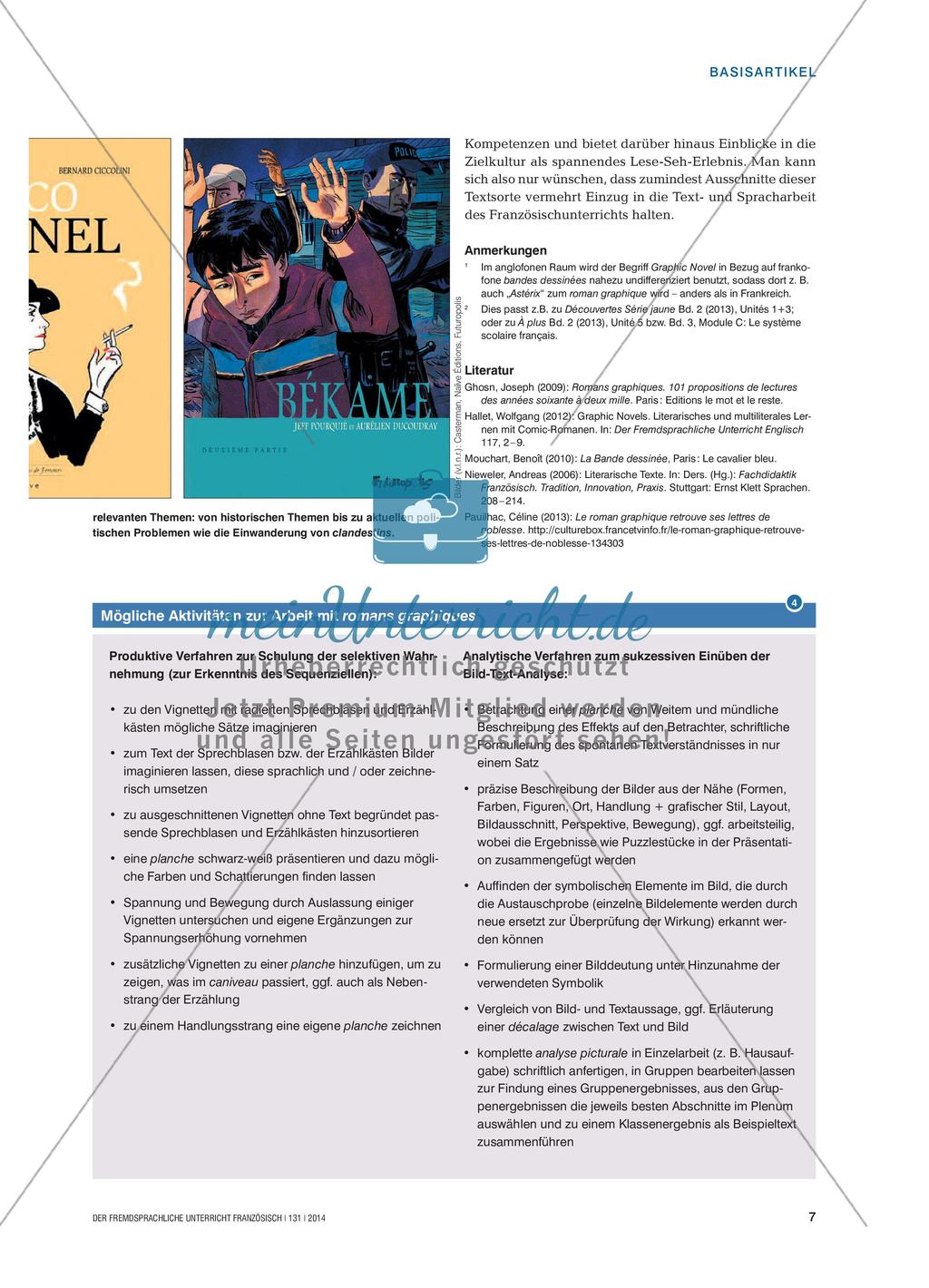 Arbeit mit romans graphiques Preview 6