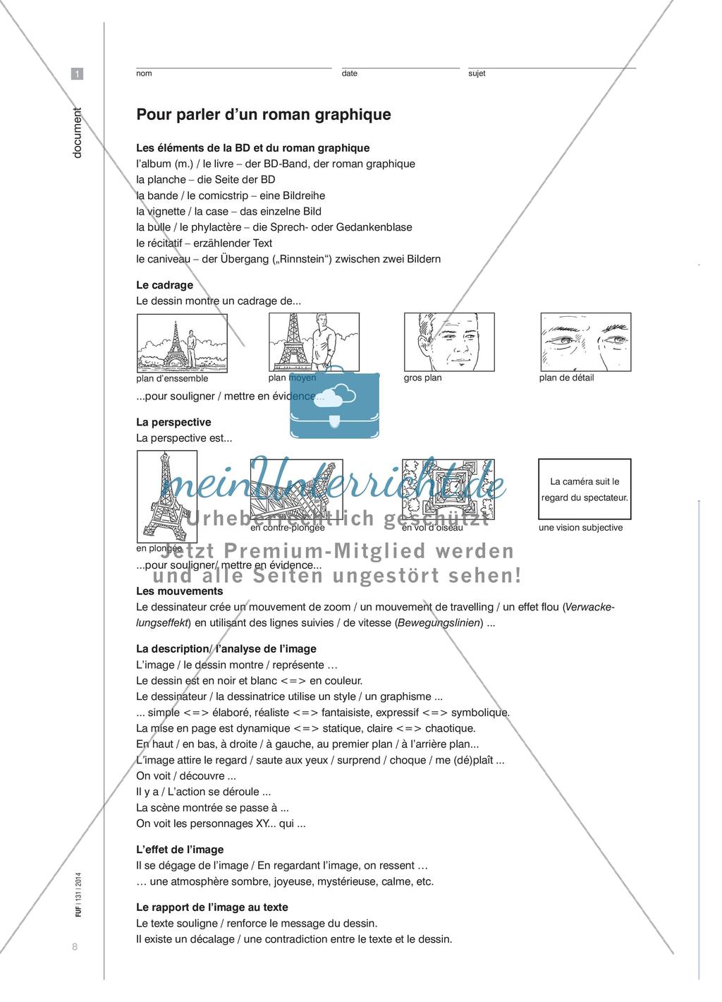 Arbeit mit romans graphiques Preview 7