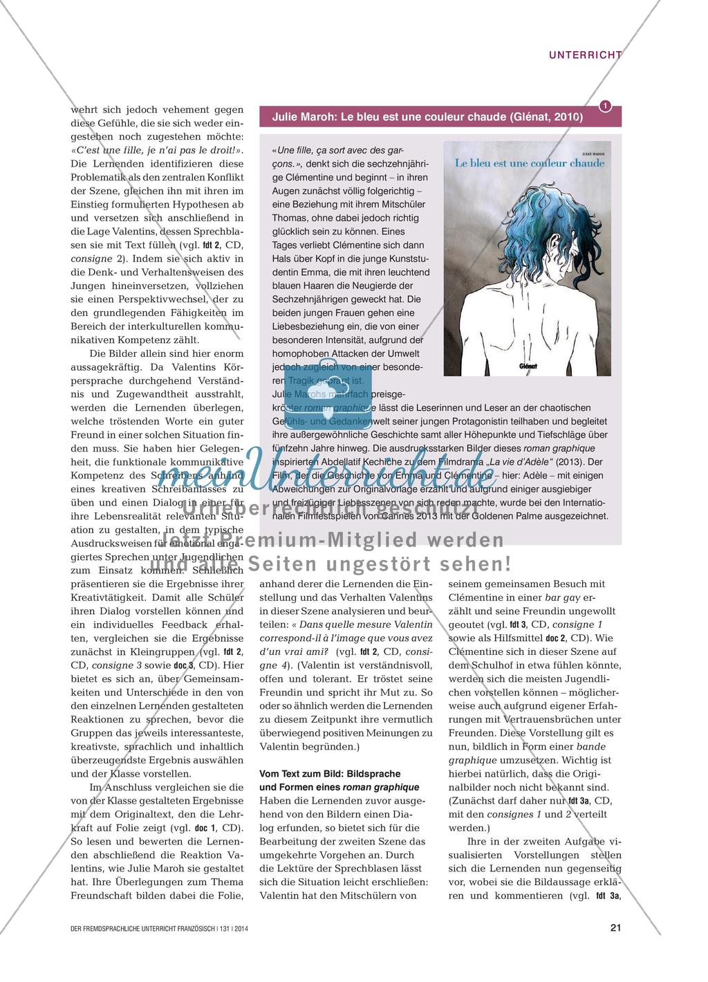 Roman graphique: Freundschaft und Liebe Preview 3