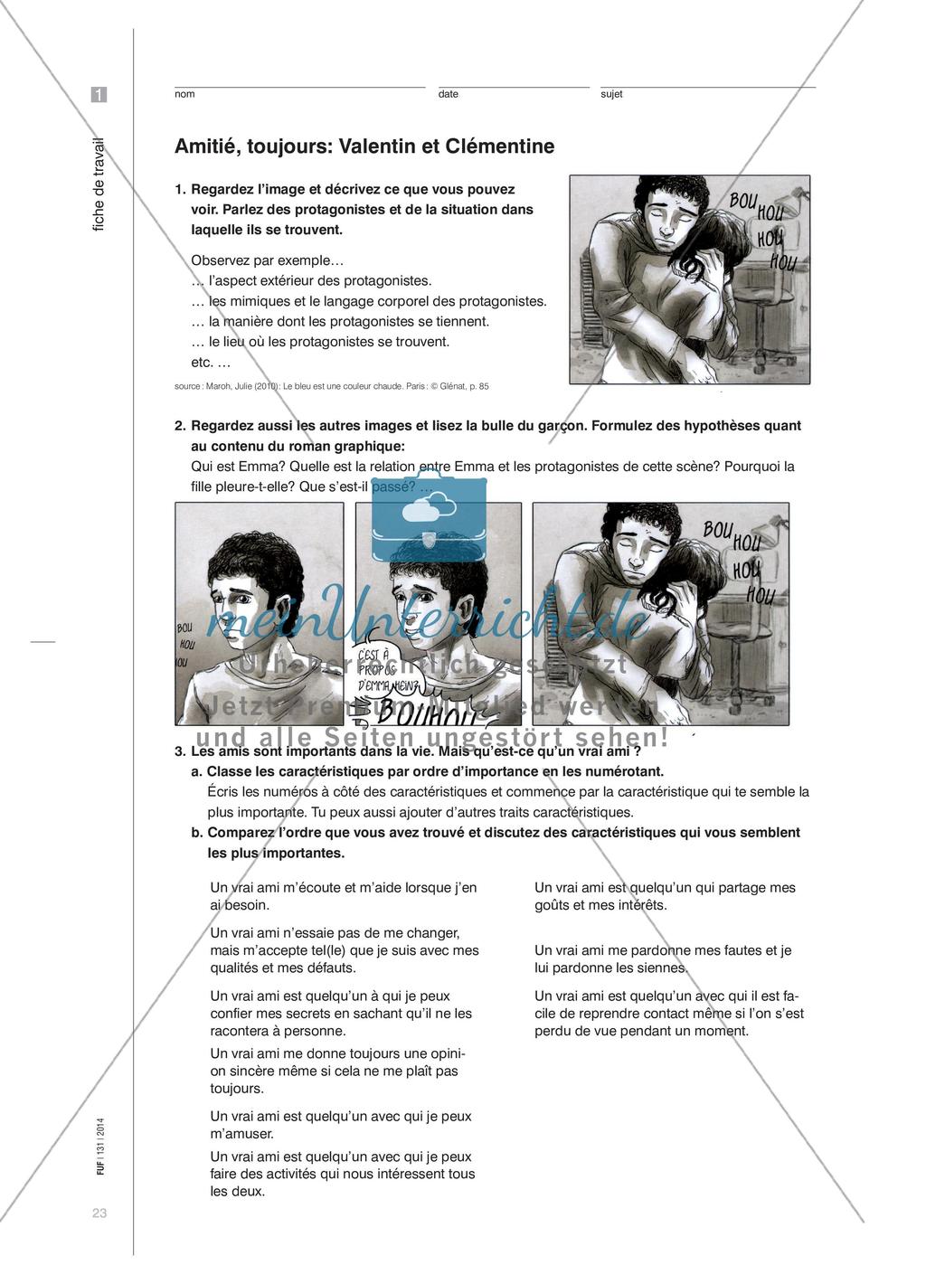 Roman graphique: Freundschaft und Liebe Preview 5