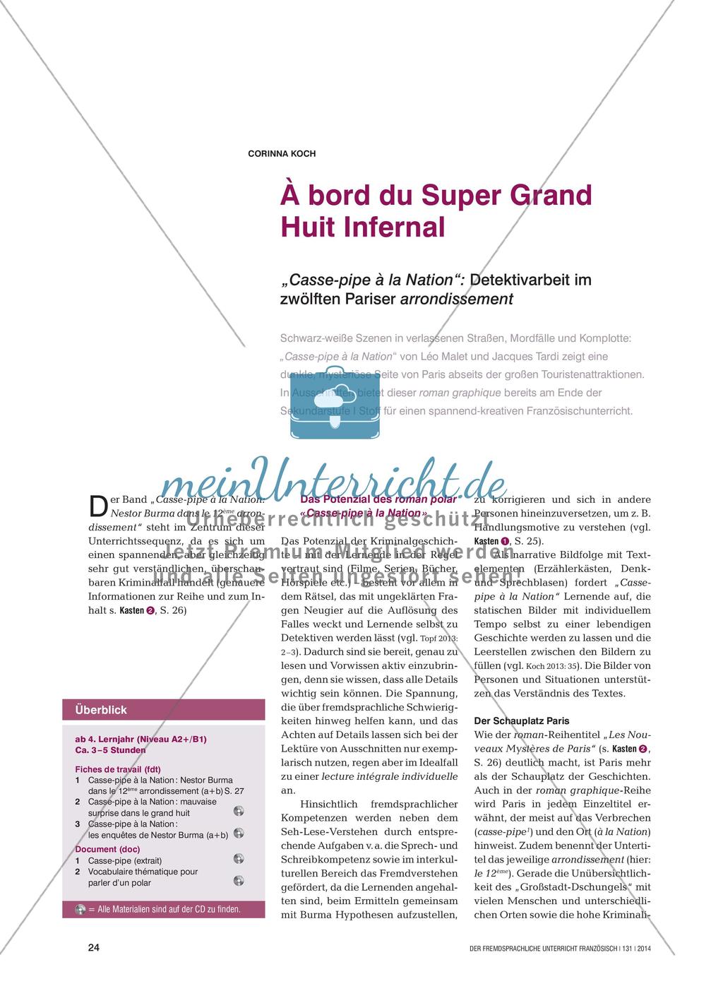 Roman graphique: Detektivarbeit Preview 1