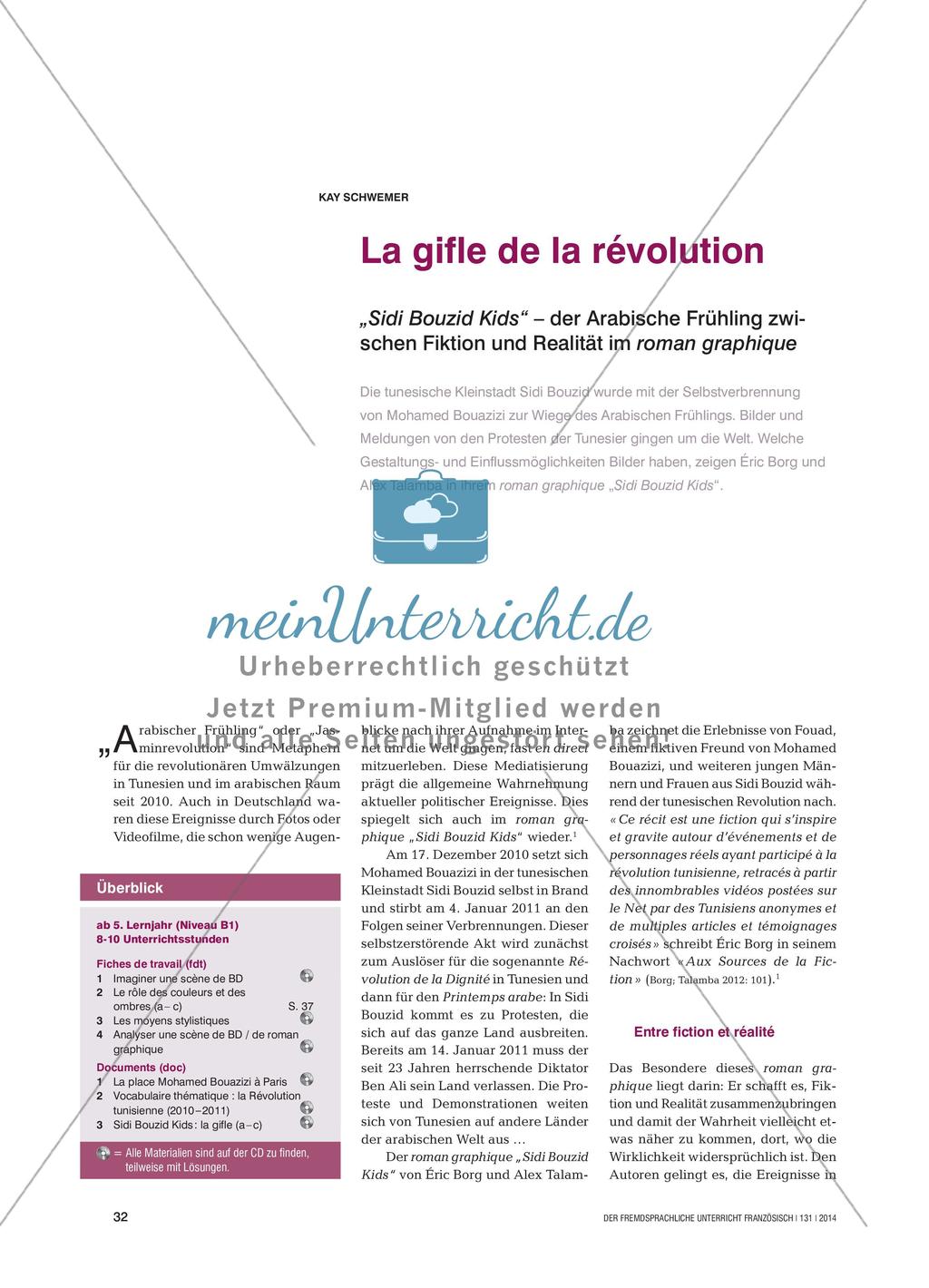 Roman graphique: Der arabische Frühling Preview 1