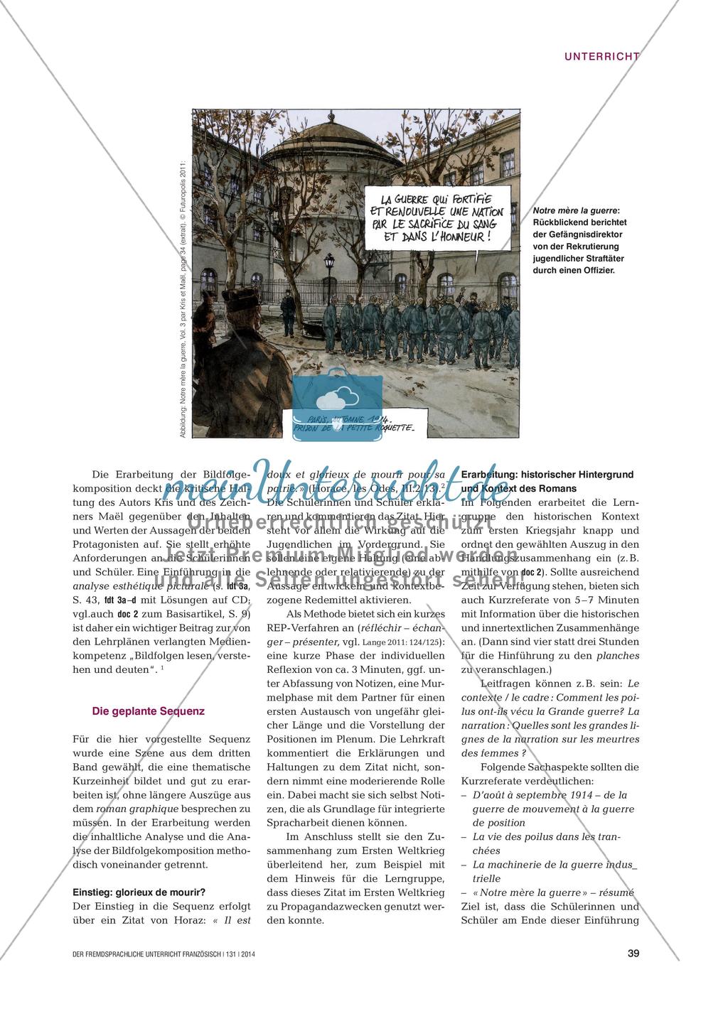 Roman graphique: Erster Weltkrieg Preview 2