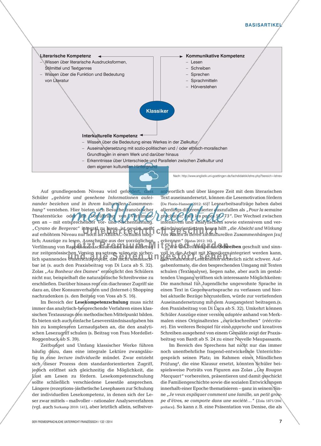 Klassische Werke im Französischunterricht Preview 6