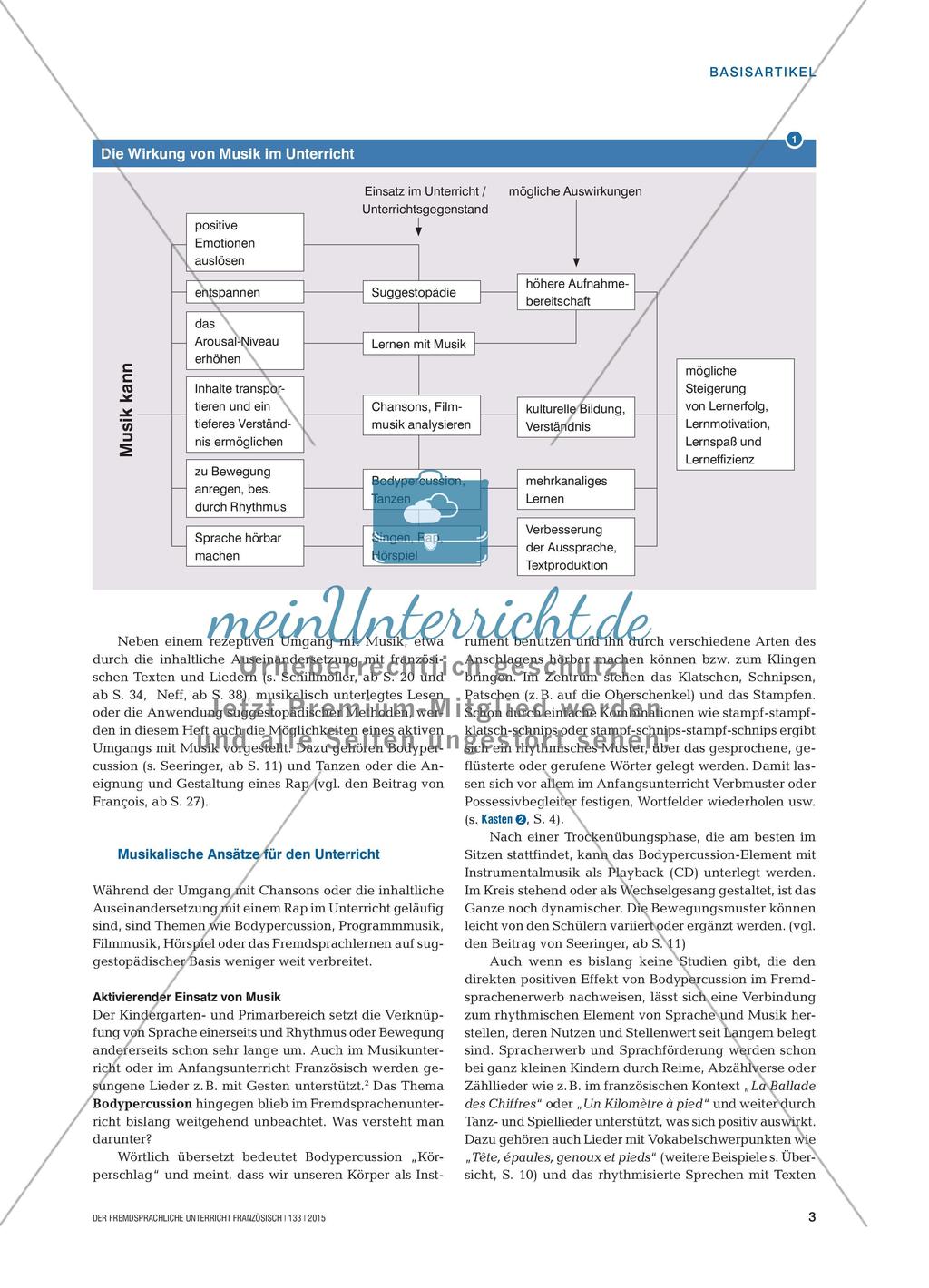 Musik im Französischunterricht Preview 2