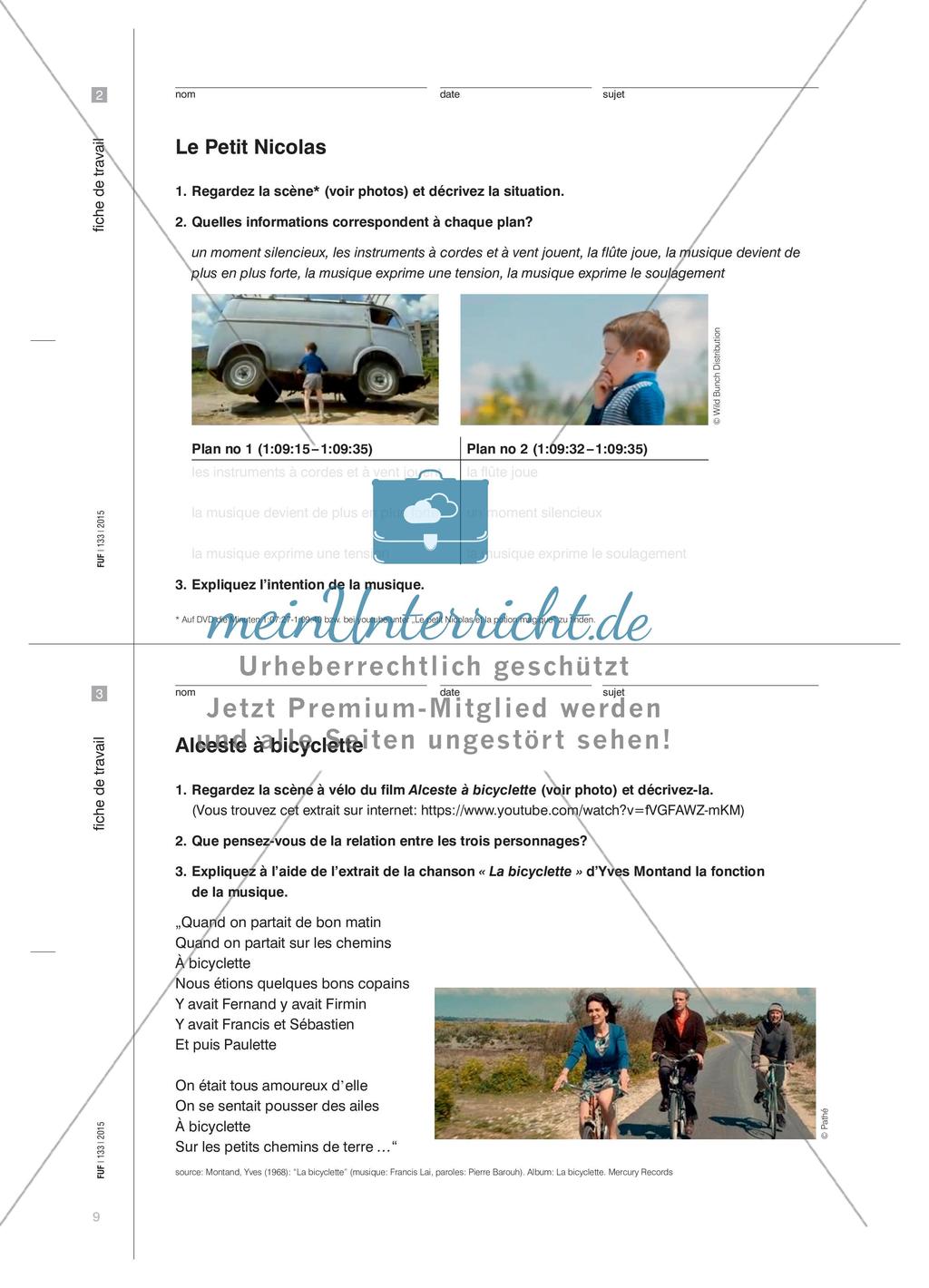 Musik im Französischunterricht Preview 8