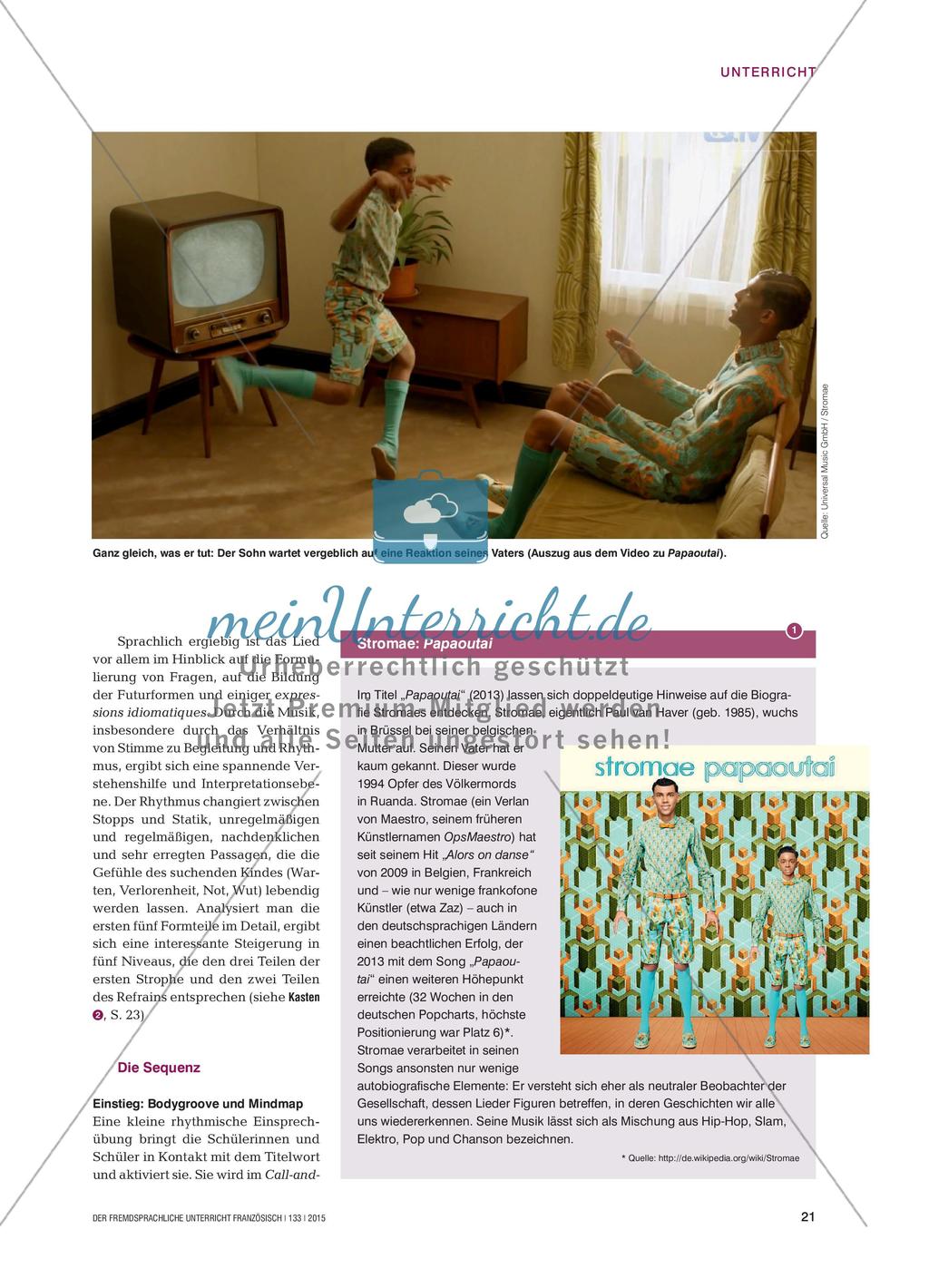 „Papaoutai“: Kreative Schreibansätze Preview 2
