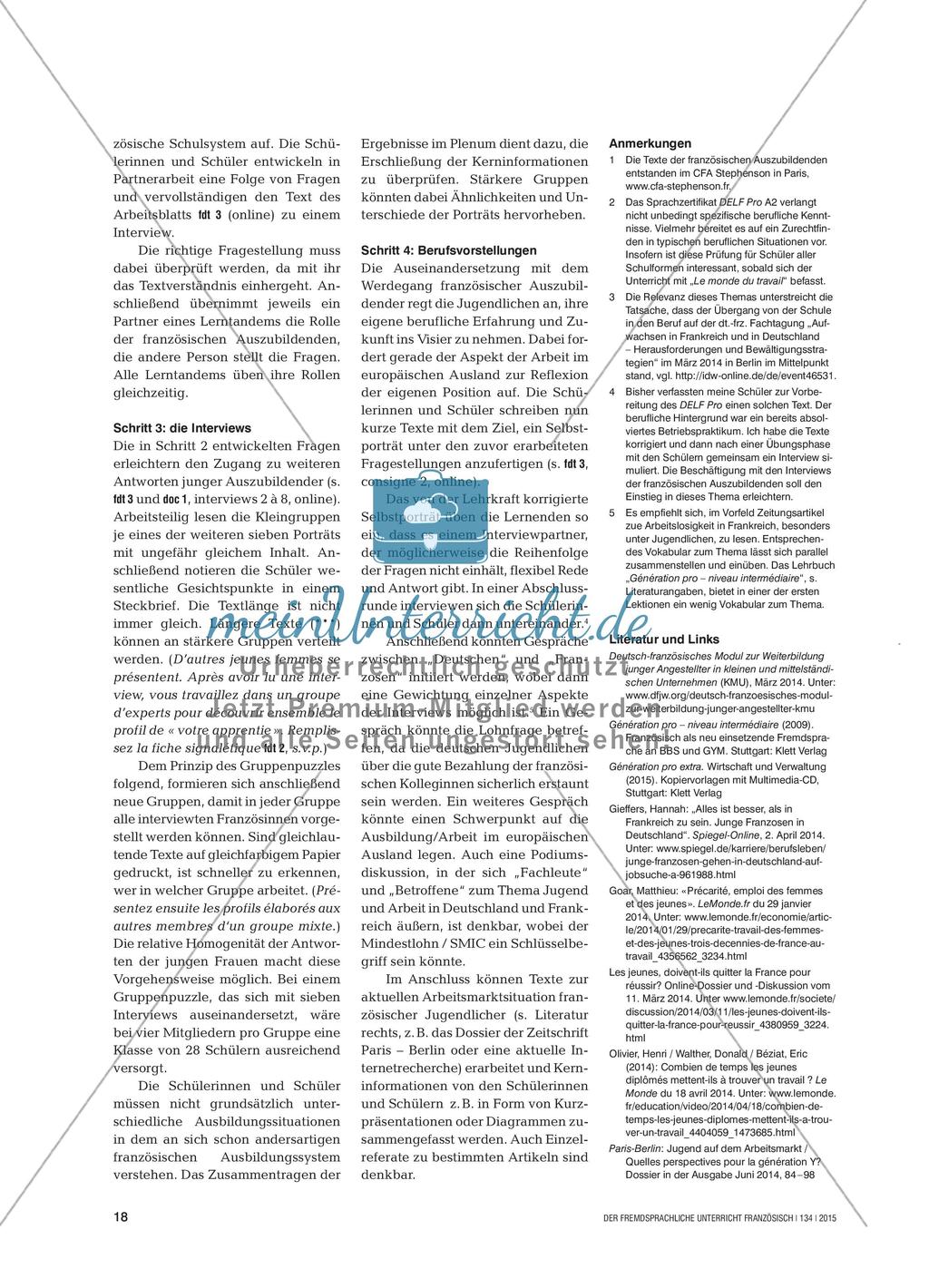 Interviews zur Berufsausbildung Preview 3