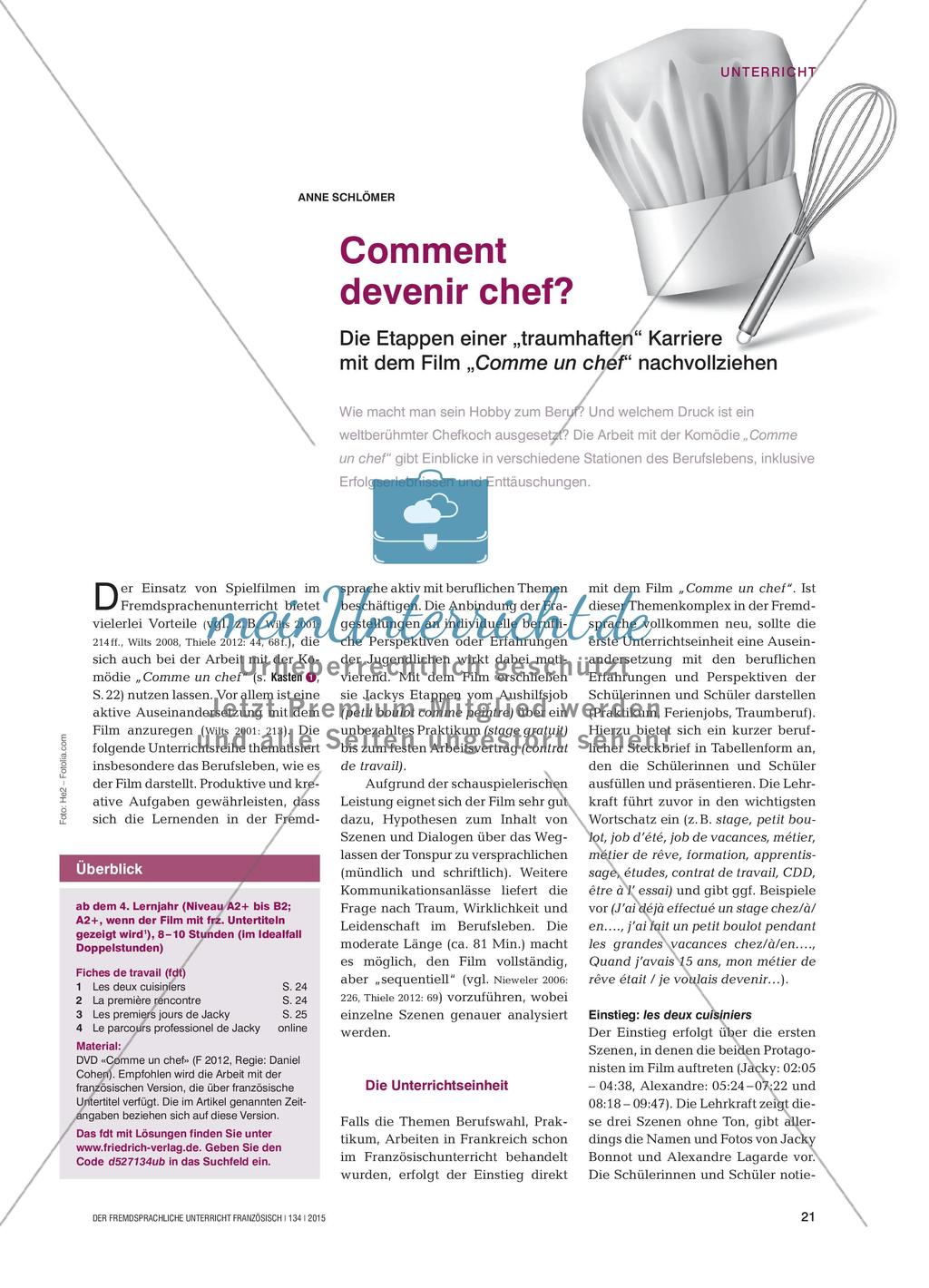 Filmarbeit: Stationen des Berufslebens Preview 1