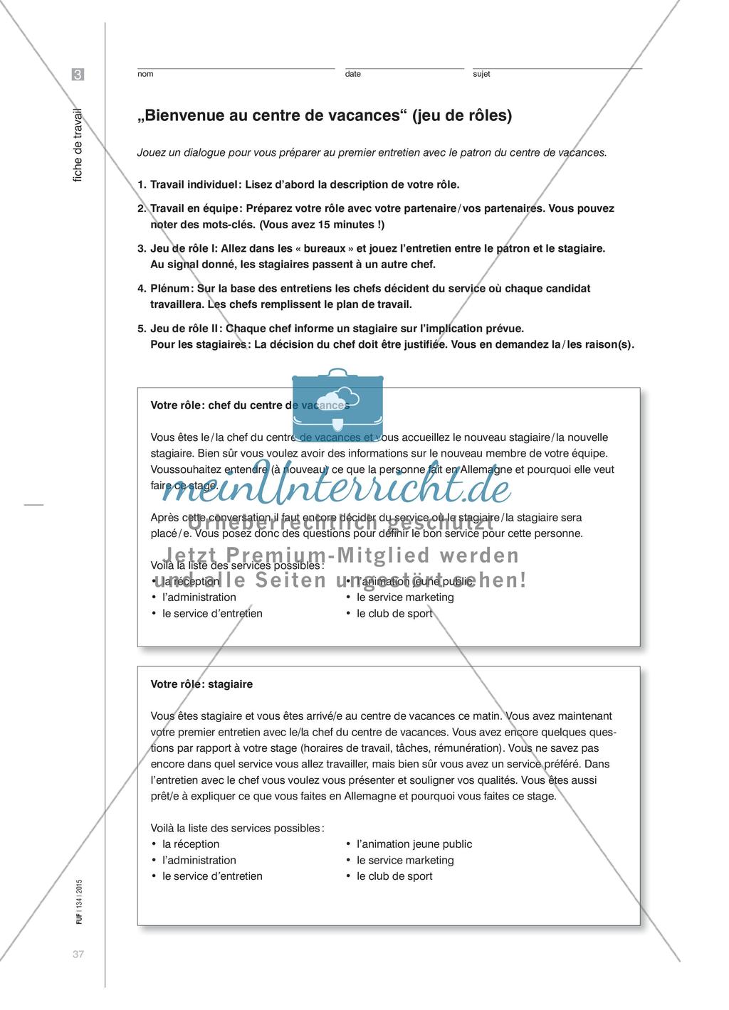 Dialogisches Sprechen in Berufssituationen Preview 6