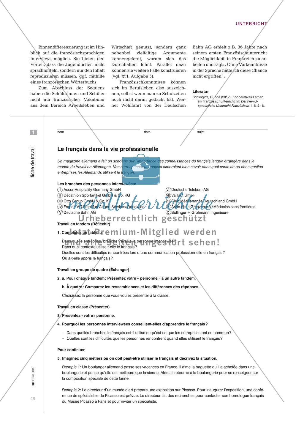 Argumente für den Französischunterricht Preview 2