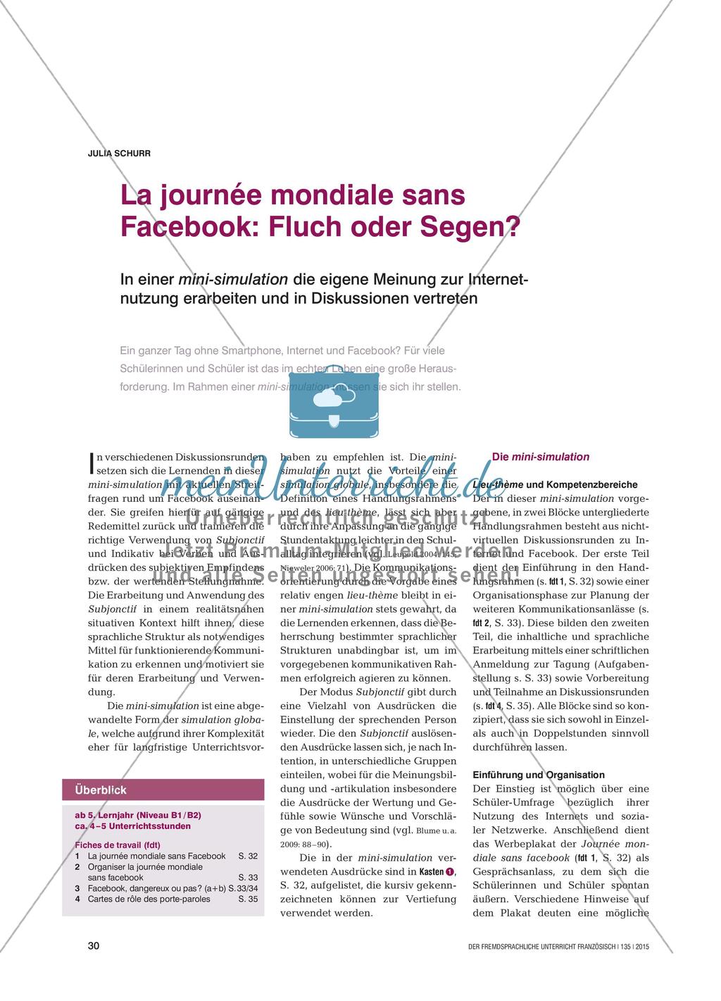 Anwendung des Subjonctif Preview 1
