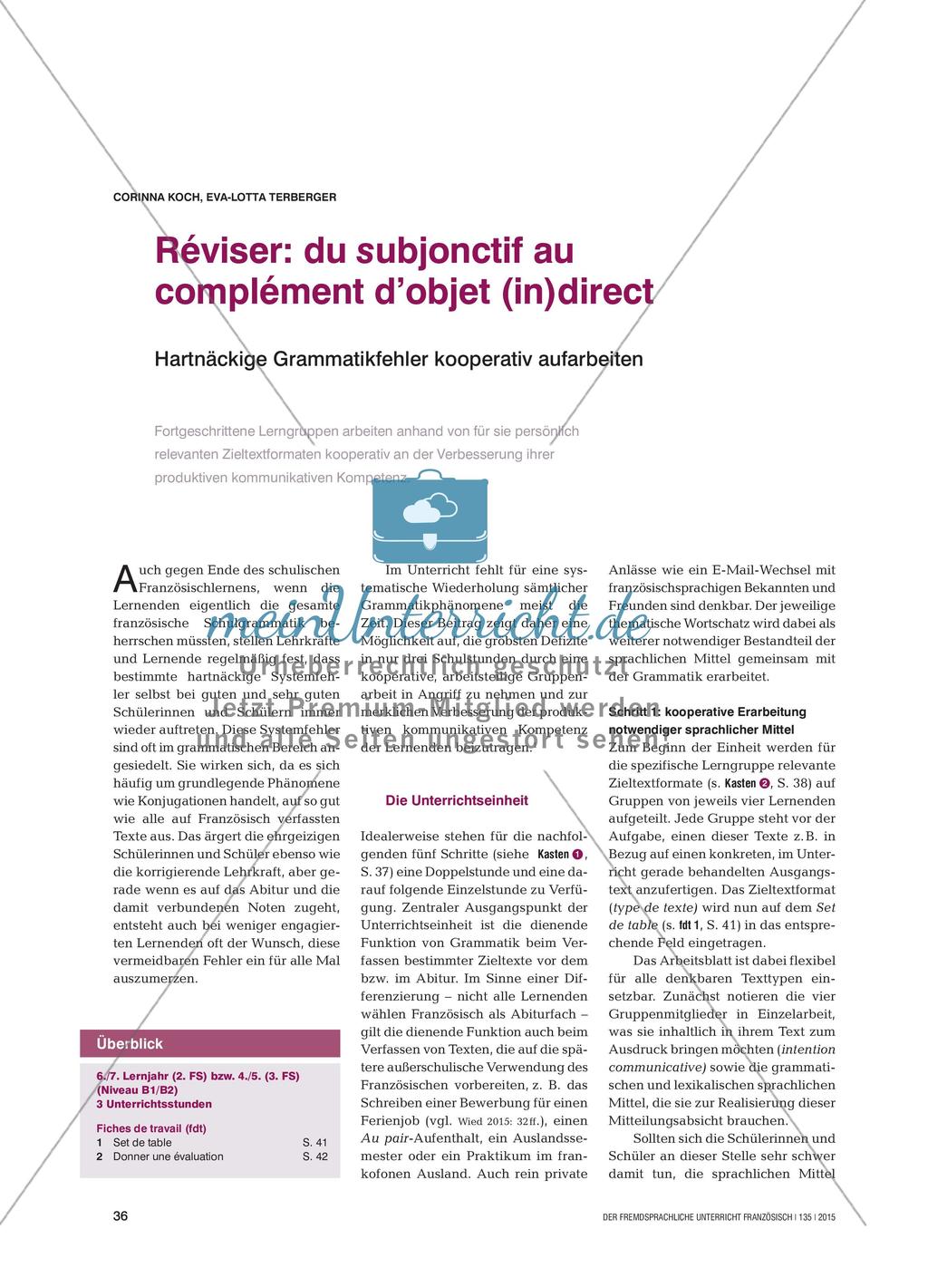 Aufarbeitung von Grammatikfehlern Preview 1
