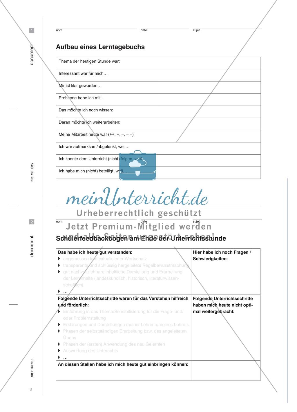 Feedback im Französischunterricht Preview 7