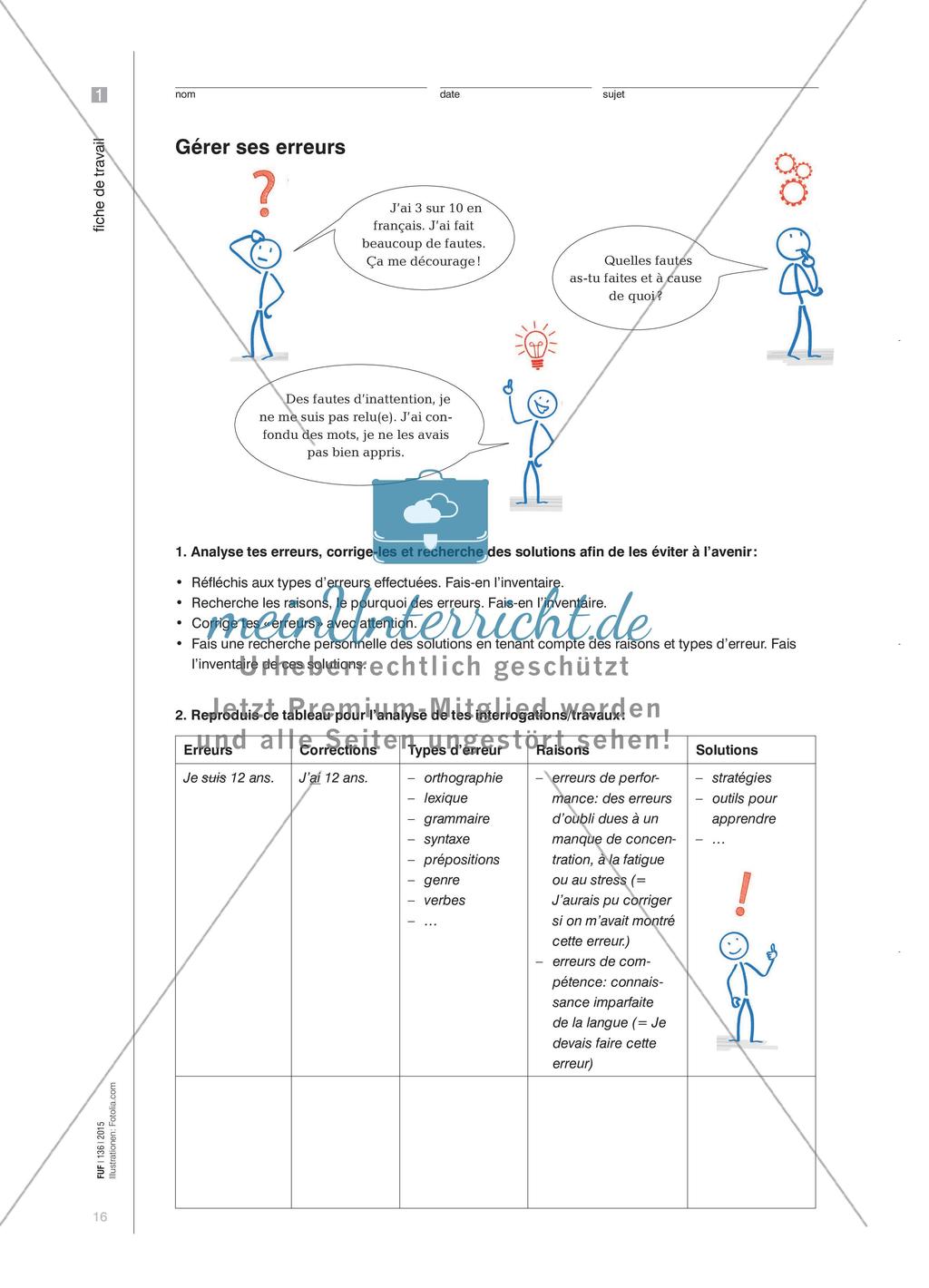 Fehleranalyse nach Klassenarbeiten Preview 4