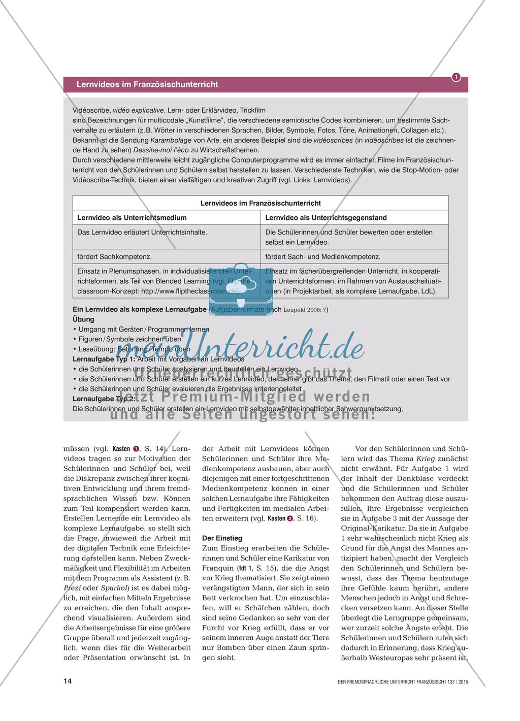 Friedenserziehung: Lernvideos Preview 2